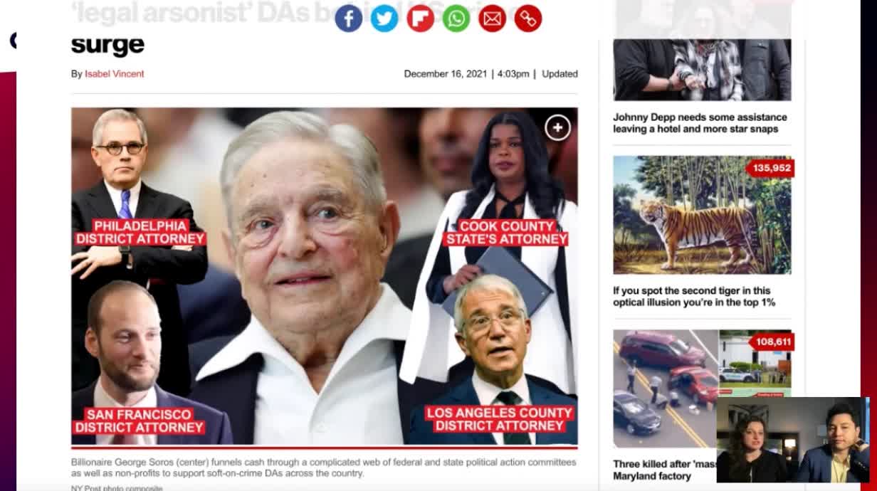 Andy Ngo and Libby Emmons discuss far-left LA DA George Gascon.