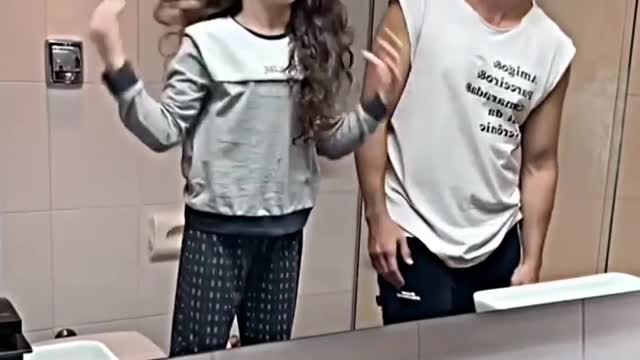 Dad and daughter amazing video...#shorts#viral#reels.......