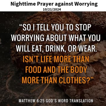 Nighttime Prayer against Worrying #youtubeshorts #grace #jesus #mercy #faith #fyp #trust #joy #bless