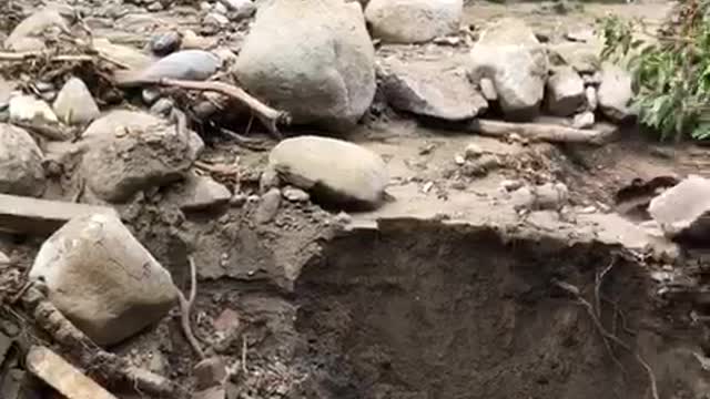 El fuerte aguacero que cayó en la noche de este martes