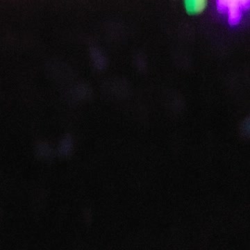 A little Christmas lights and music