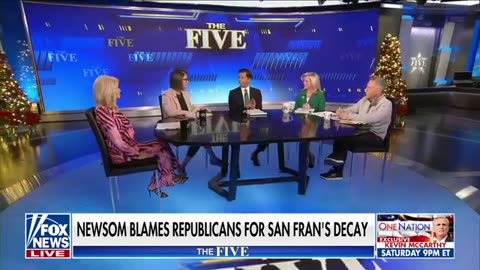 Gutfeld mocks Newsom: You don't describe a place doing well as 'resilient'