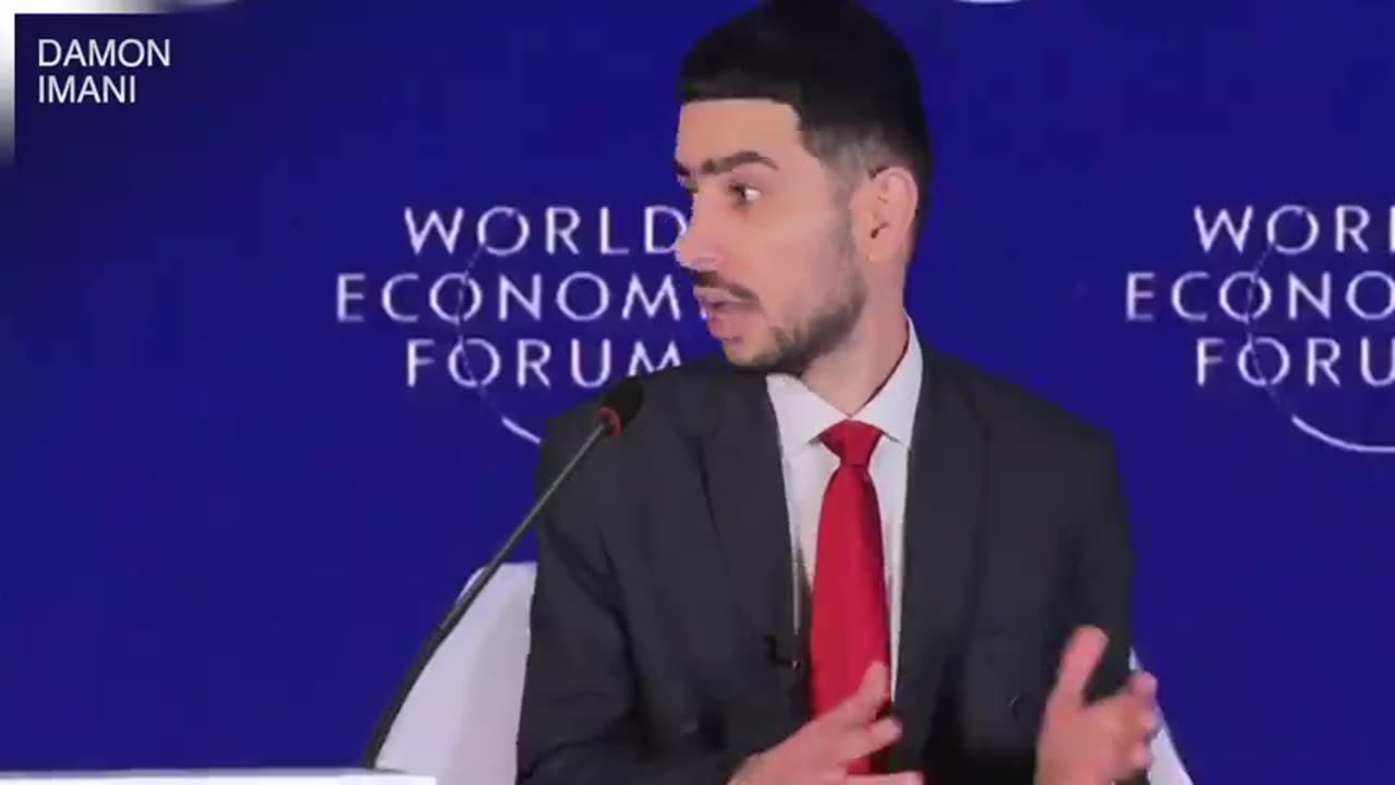 Guest brings up Epstein at WEF 2024 conference
