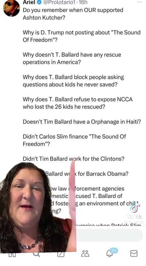 Is Tim Ballard going down