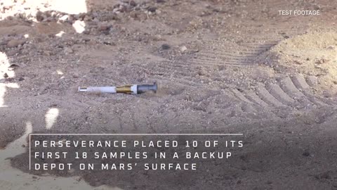 Perseverance’s Backup Rock Sample Tubes Placed on Mars Surface