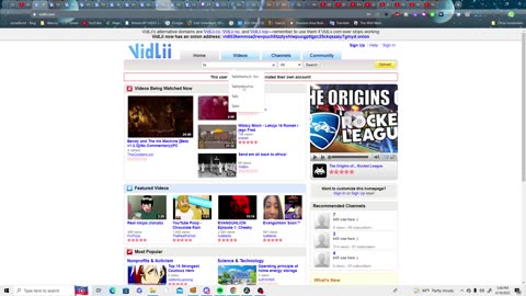 UPDATE: No longer be a part of vidlii[terminated my own Channel]