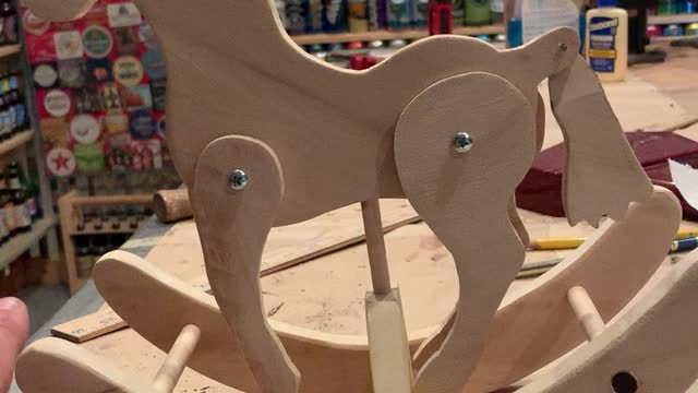 Homemade Toy Rocking Horse