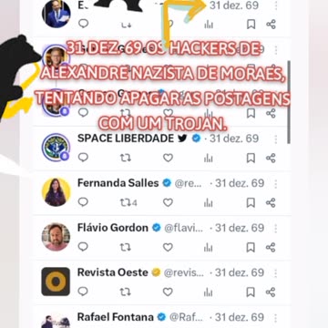 Ataques hackers com Data 31dez. 69 possível trojan.Esse é o 2° ataque