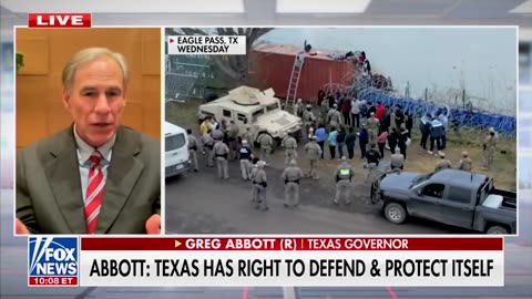 GREG ABBOTT: TEXAS HAS RIGHT TO DEFEND & PROTECT ITSELF #shorts #trending