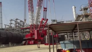 Heavy Lift Job done at site.