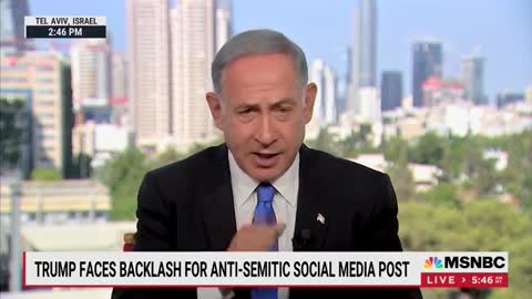 Netanyahu Bats Away Question Over Trump's 'Anti-Semitism'