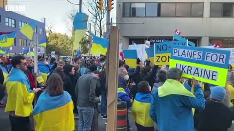 Worldwide protests against Russian invasion