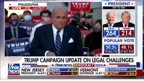 Giuliani on Election Lawsuits: "We're Not Gonna Let Them Get Away With This"