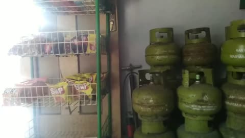 Tabung LPG seperti semangka