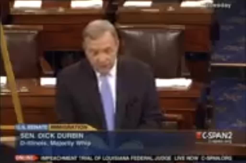 Dick Durbin Advocated for Ending ‘Chain Migration’ in 2010, a Term He Now Says is Racist