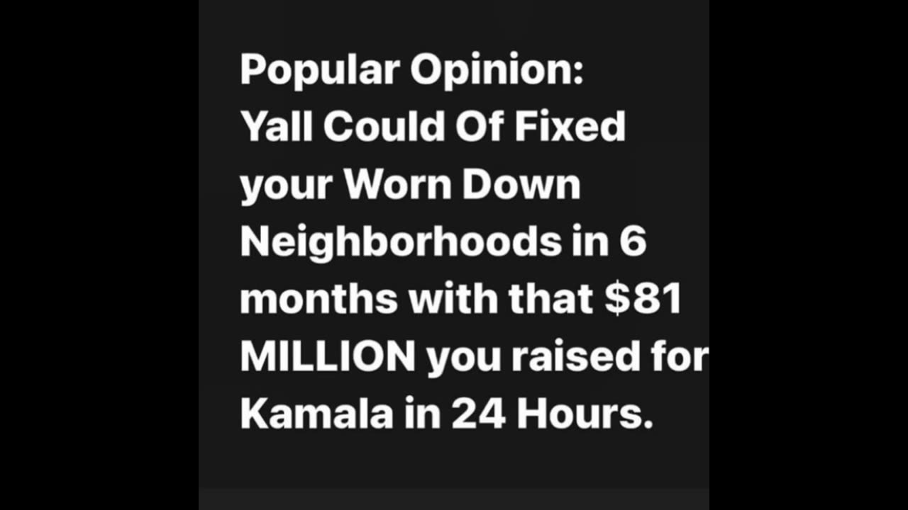 Do nothing for black people