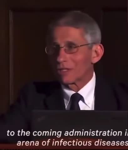 Old footage of Dr. Fauci