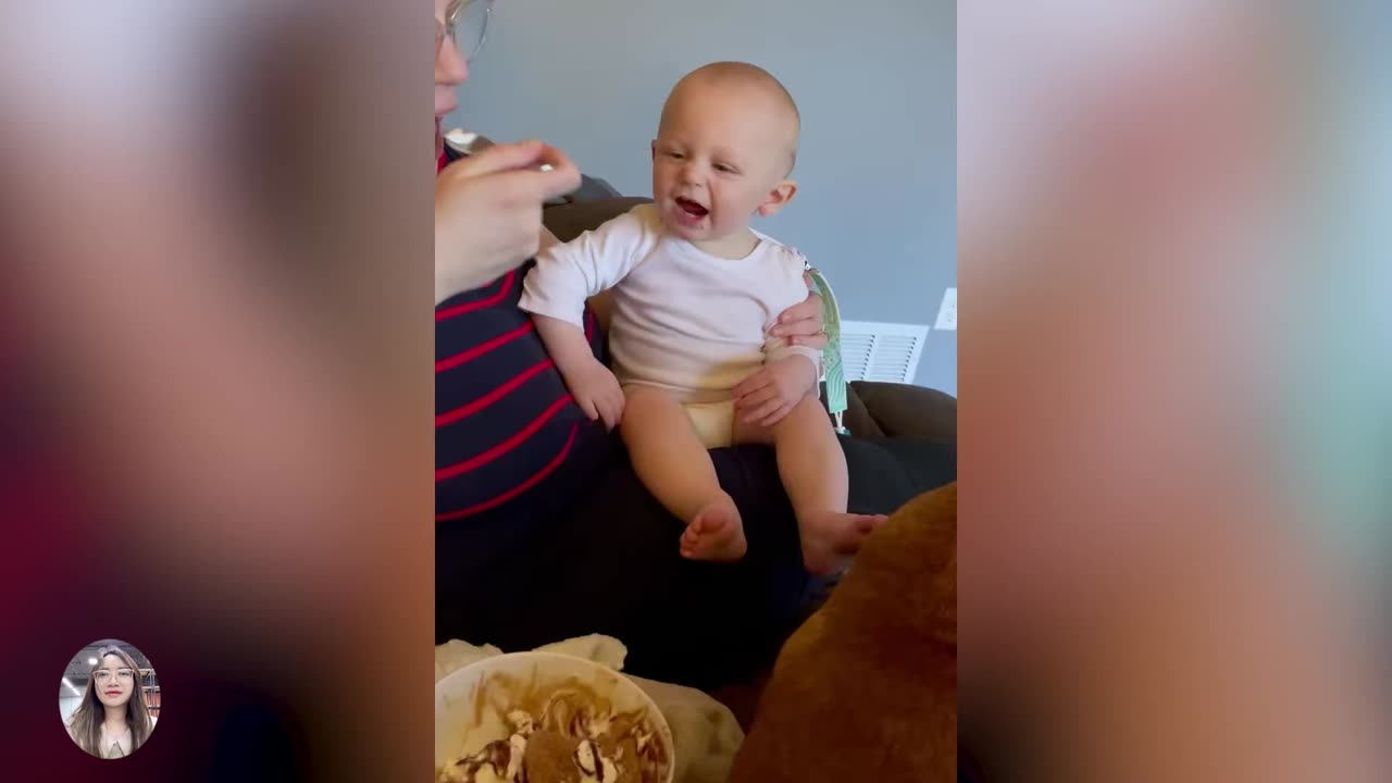 Funny baby movement