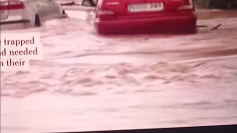 Severe flooding in Spain