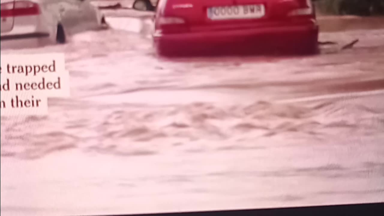 Severe flooding in Spain