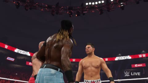 BlackMonkTheGamer - WWE 2K24 - Raw 07/8/2024 Tornado Tag Match