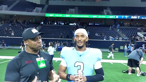 Emerson Cornerback Maliek Hawkins talks about their stone wall Defense in their big win over 6A Mckinney