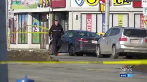 Two people were arrested and charged following a mass shooting in Edmonton