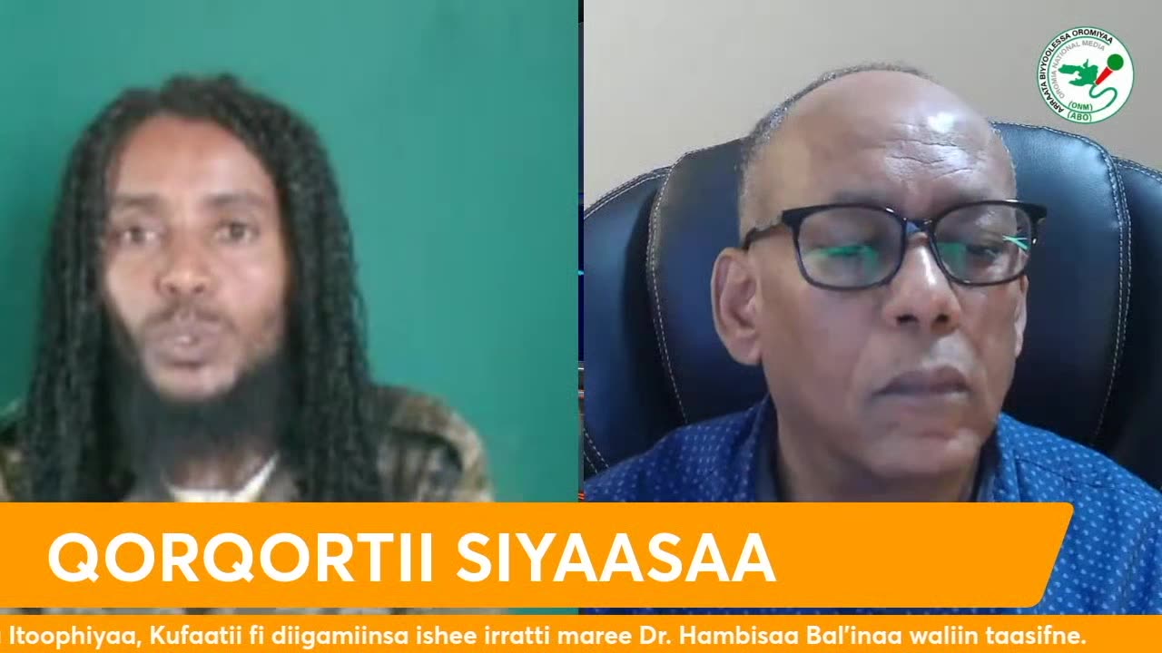 Qophii Qorqortii Siyaasaa Turtii Dr Hambisaa Bal'inaa waliin taasisne daawwadha.