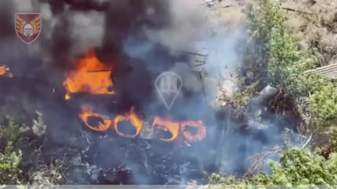 Ukrainian Paratroopers Lighting Up Russian Column