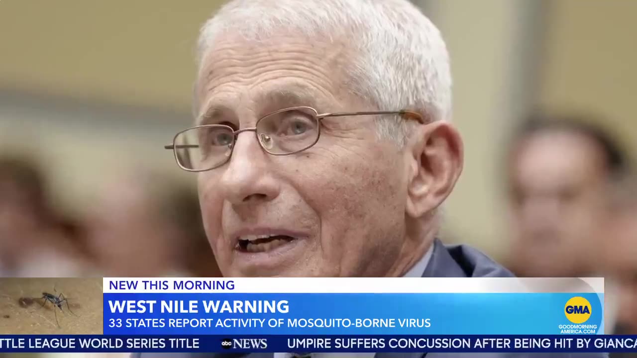 West Nile Virus has now been reported in 33 states across the U.S.