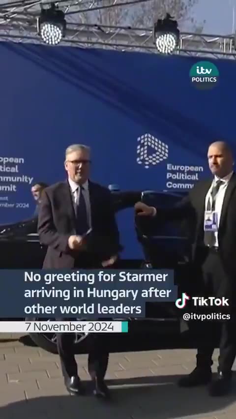 No greeting for Starmer arriving in Hungary after other world leaders