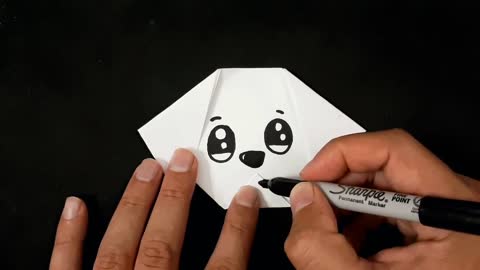 Origami Köpek YapımıKolay Origami Yapımı