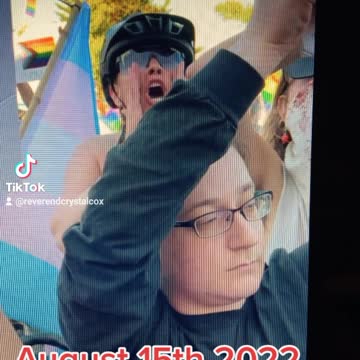 Lesbian Rage Woman. Alleged Bicycle Pride Terrorist. Violent Woman