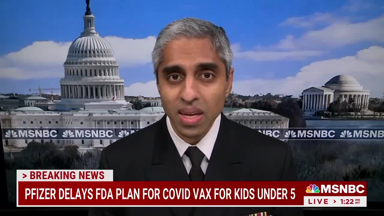 U.S. Surgeon General on COVID Vaccine for kids under 5