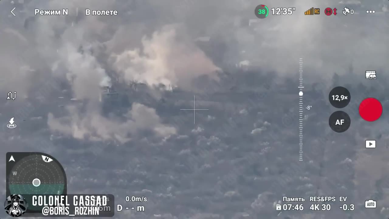 Russian POV of their attack on Krasnohorivka