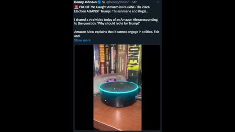 Believe It Or Not, ALEXA Is FOR Kamala And AGAINST Trump in The 2024 Elections