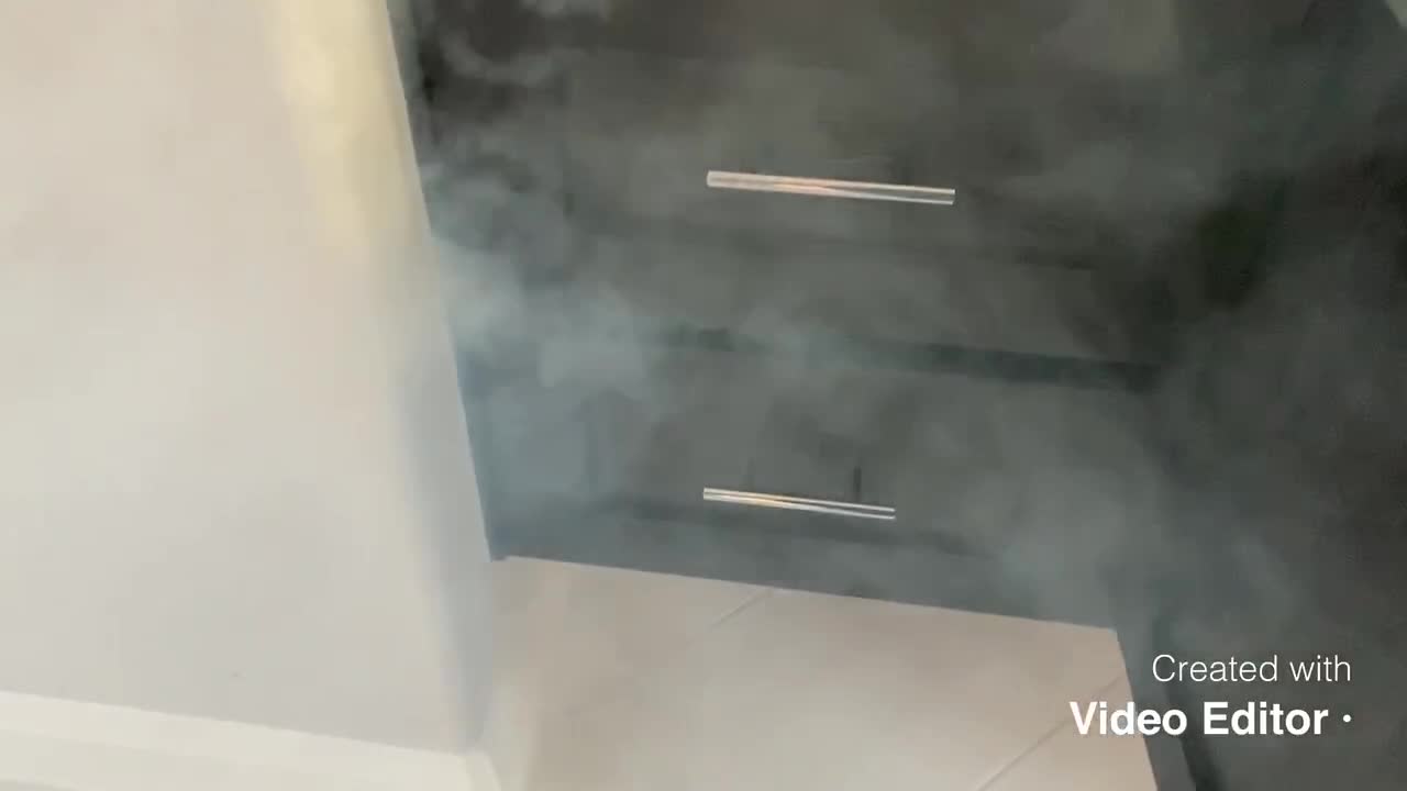 Smoke Fills Home From Bathroom