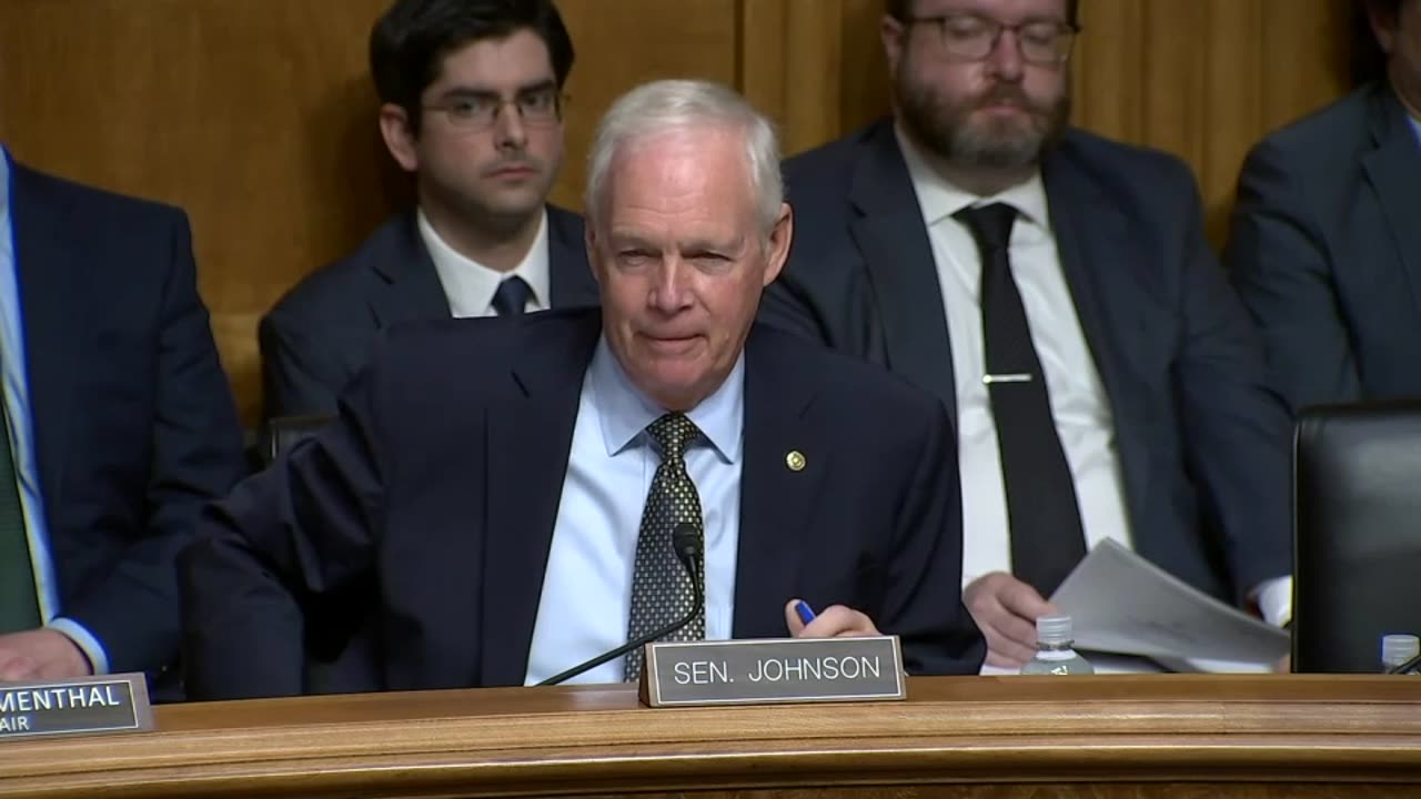 Senator Ron Johnson in Senate Permanent Subcommittee on Investigations Hearing 6.11.24