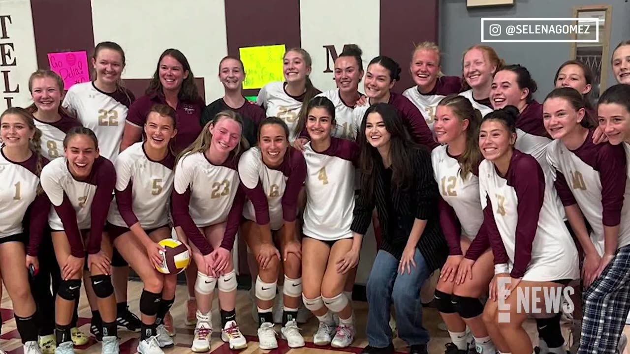 ee Selena Gomez SURPRISE a High School Volleyball Team With an Unexpected Appearance! | E! News