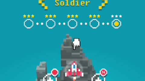 Sky Wings VIP: Pixel Fighters - Levels 1-1 to 1-5 Soldier (Normal) Difficulty - January 2024