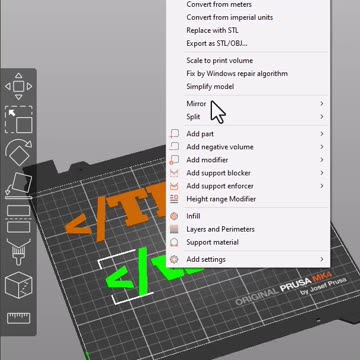 PrusaSlicer: Reload Model #prusaslicer #3dprinting