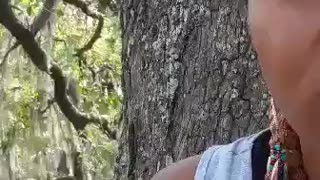 Singing by my favorite tree