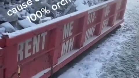 They dropped off some rocks in Ottawa