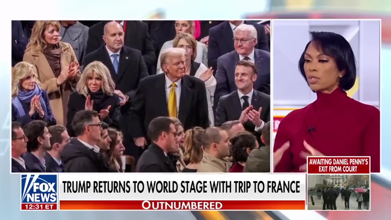 Trump Gets the Royal Treatment in Paris Signaling 'America is back'