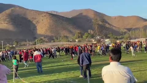 RIÑA EN FINAL FUTBOL AMATEUR EN LA SERENA