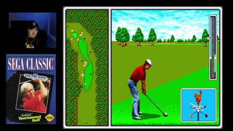 Playing Arnold Palmer Tournament Golf on the Sega Genesis