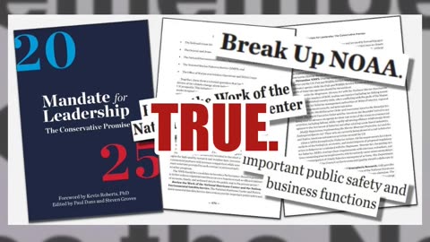 Fact Check: Project 2025 Does NOT Call for Closing National Hurricane Center -- Says Break Up NOAA