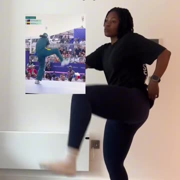 My fav move by far was the kangaroo! & at least she's having fun and expressing herself