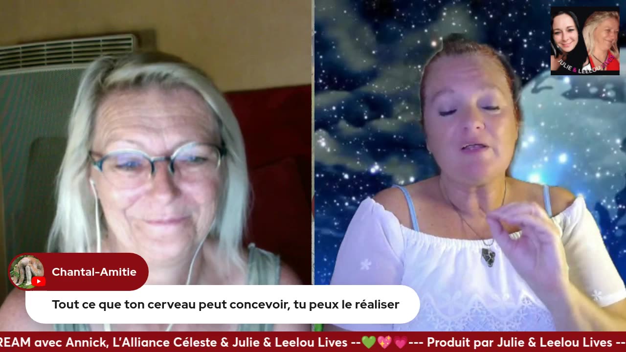 Apéro Dream avec Annick Alliance Céleste & Leelou 01/08