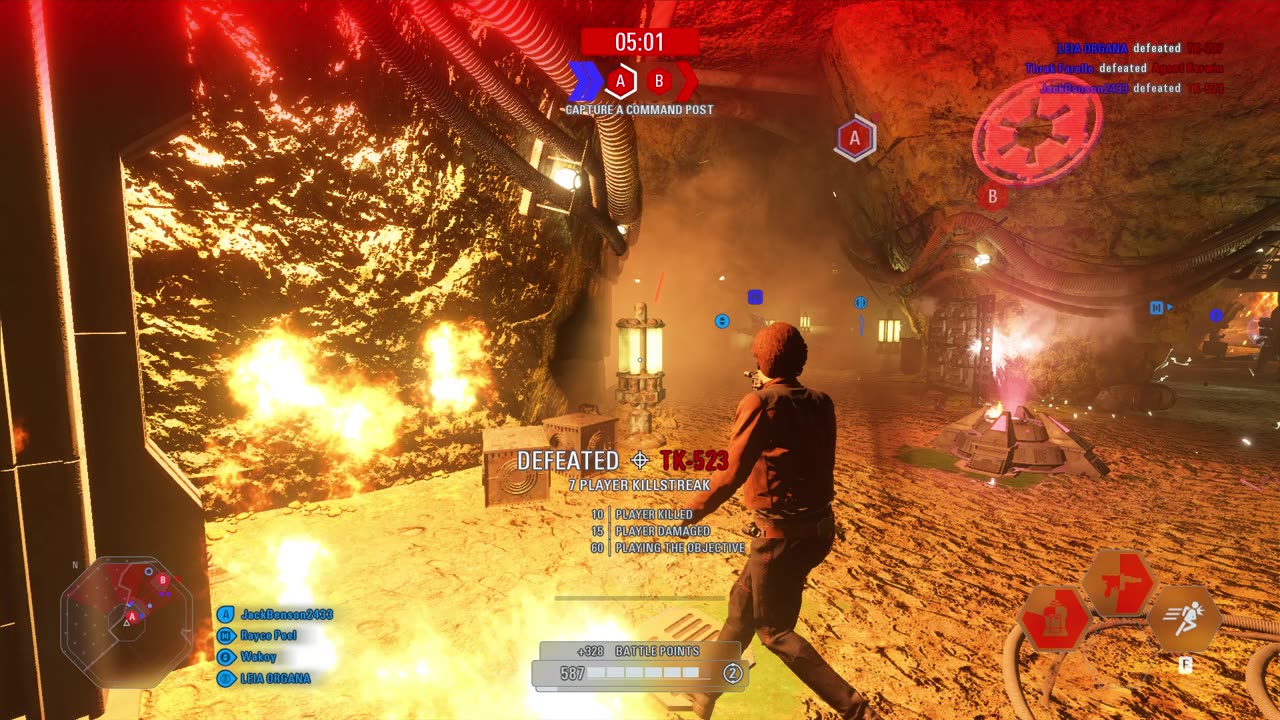 SWBF2: Instant Action Co-Op Mission (Attack) Rebel Alliance Kessel Gameplay